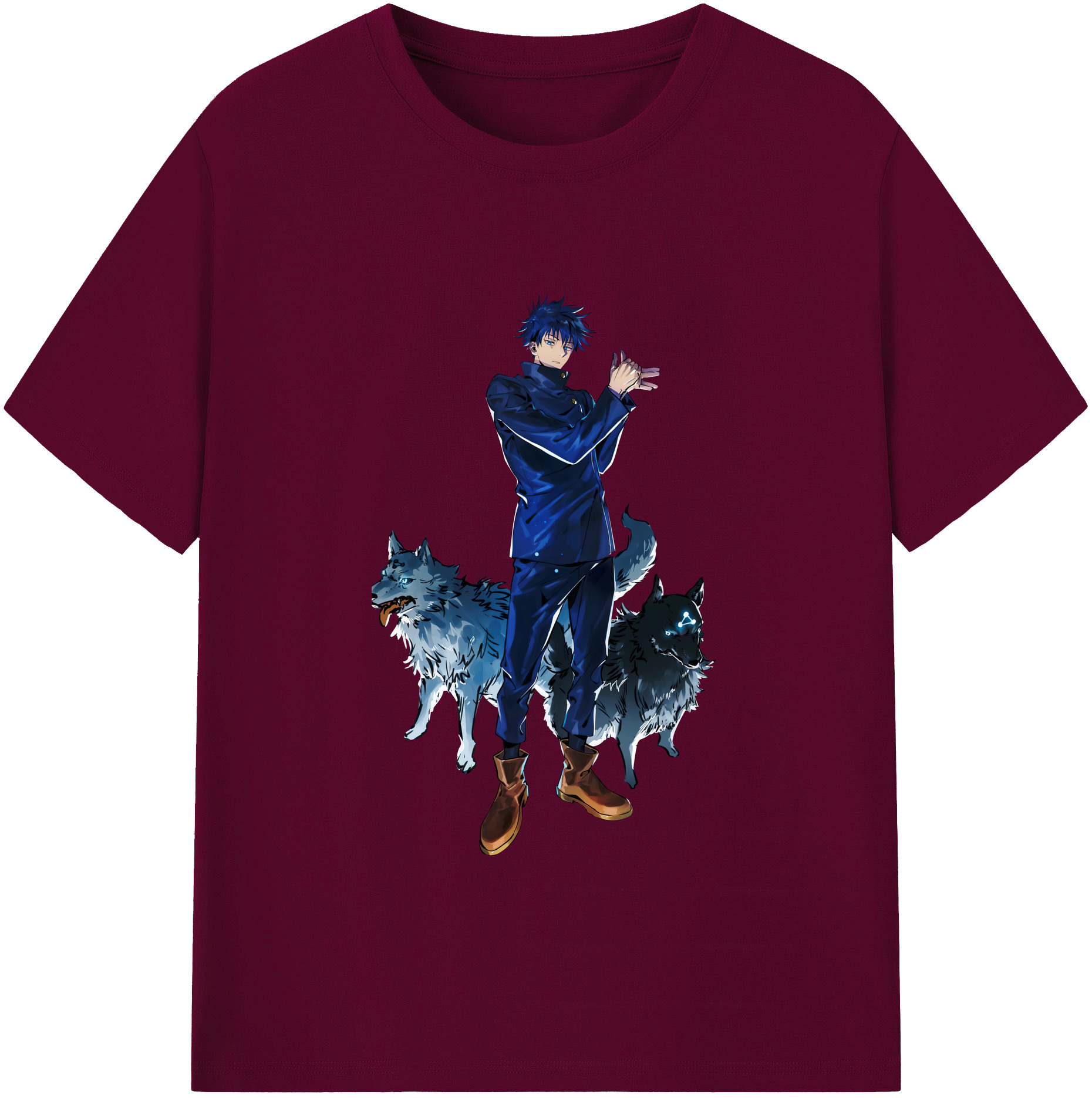 （画像用） 呪術廻戦 Jujutsu Kaisen レディースカジュアルプリントTシャツ（綿100％）